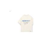 Represent Luggage Tag T-Shirt Antique White – boční pohled | Purekickz