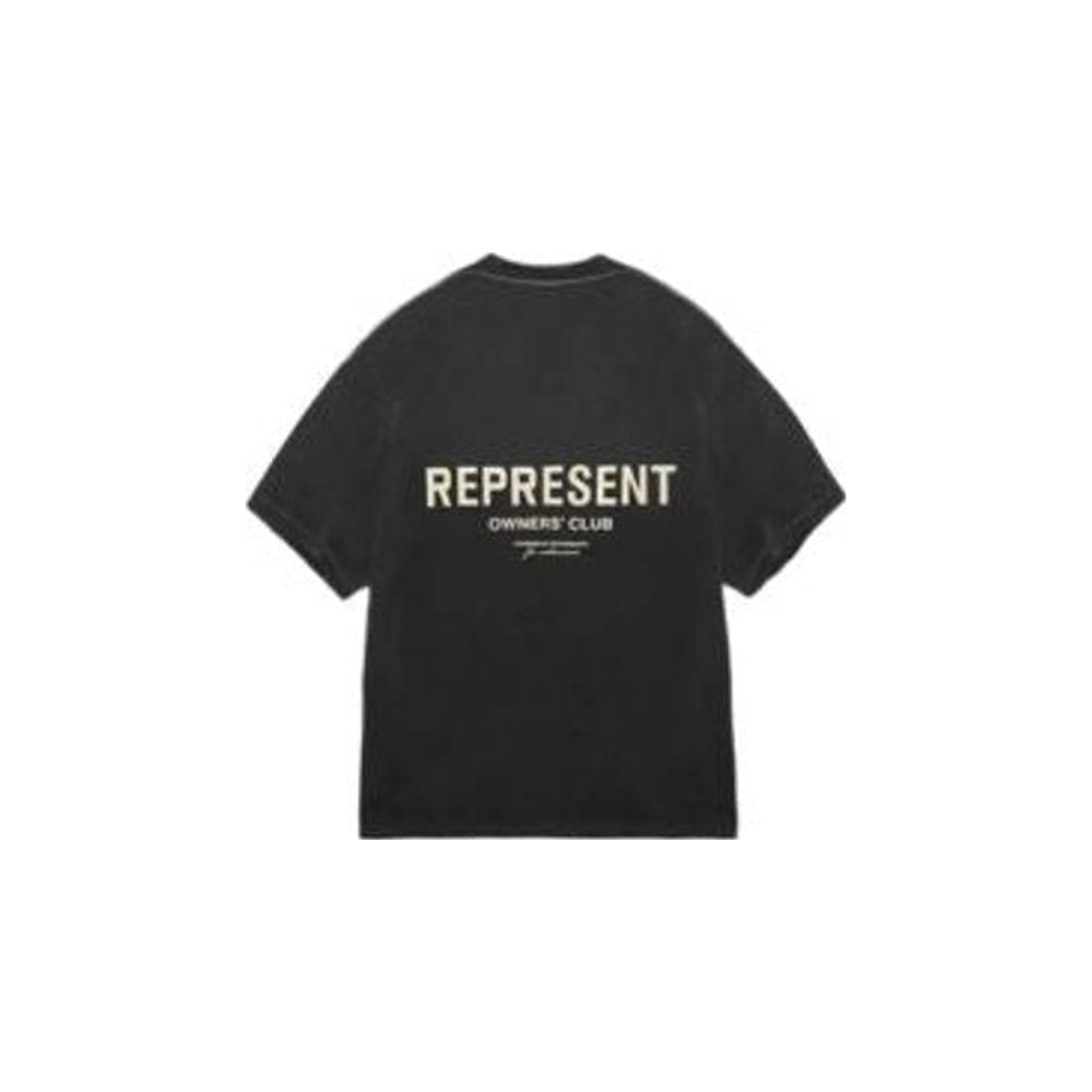 Represent Owners Club Aged T-Shirt Black – boční pohled | Purekickz