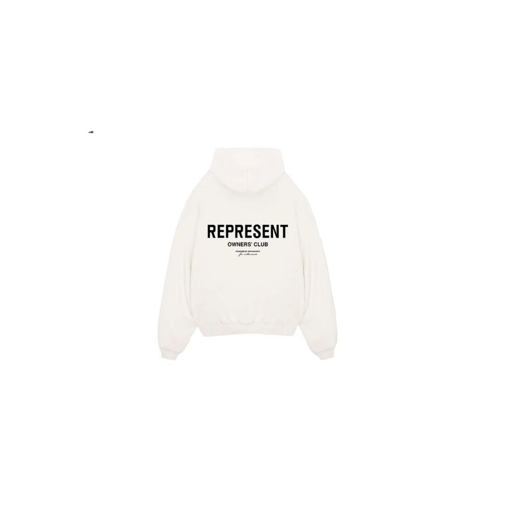 Represent Owners Club Hoodie Flat White