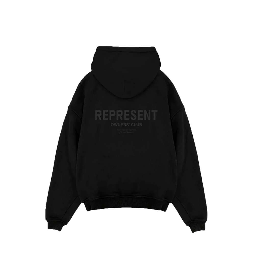 Represent Owners Club Hoodie Matte Black – hlavní pohled | Purekickz
