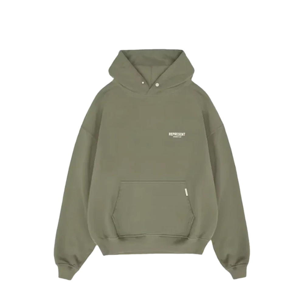 Represent Owners Club Hoodie Olive – hlavní pohled | Purekickz