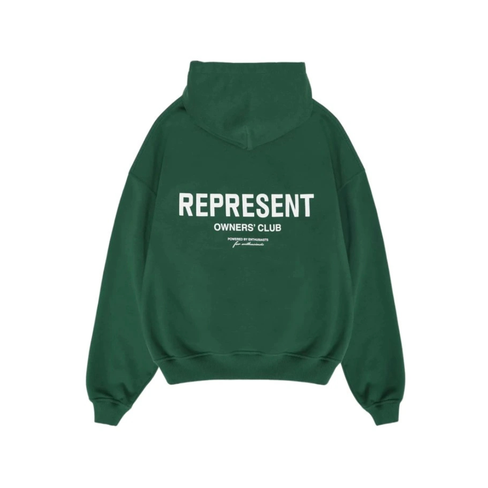Represent Owners Club Hoodie Racing Green – boční pohled | Purekickz