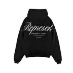 Represent Owners Club Script Hoodie Black – boční pohled | Purekickz