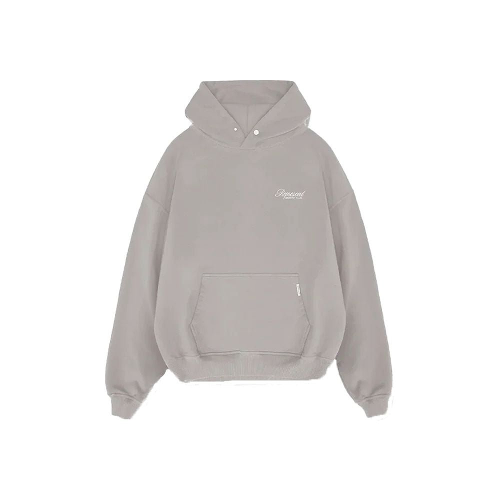 Represent Owners Club Script Hoodie Slate