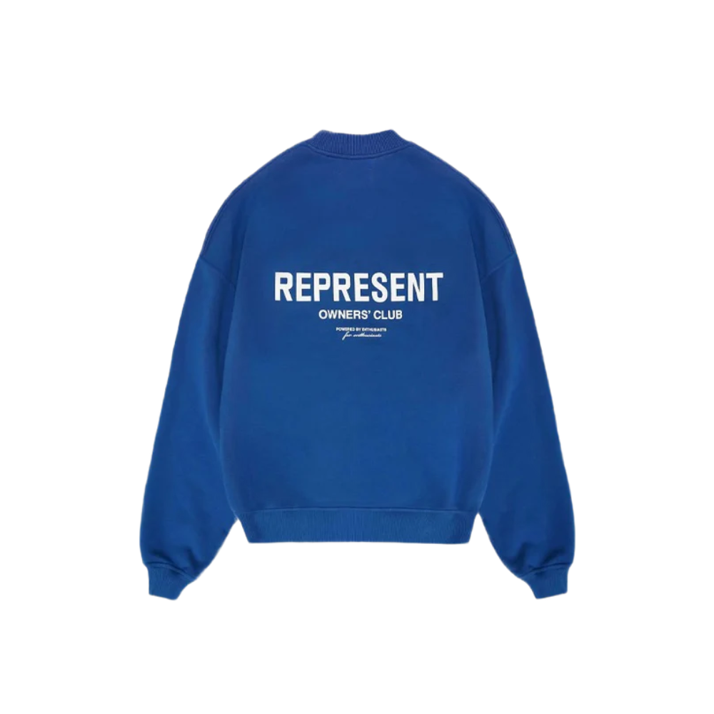 Represent Owner's Club Sweater Cobalt Blue/White – hlavní pohled | Purekickz