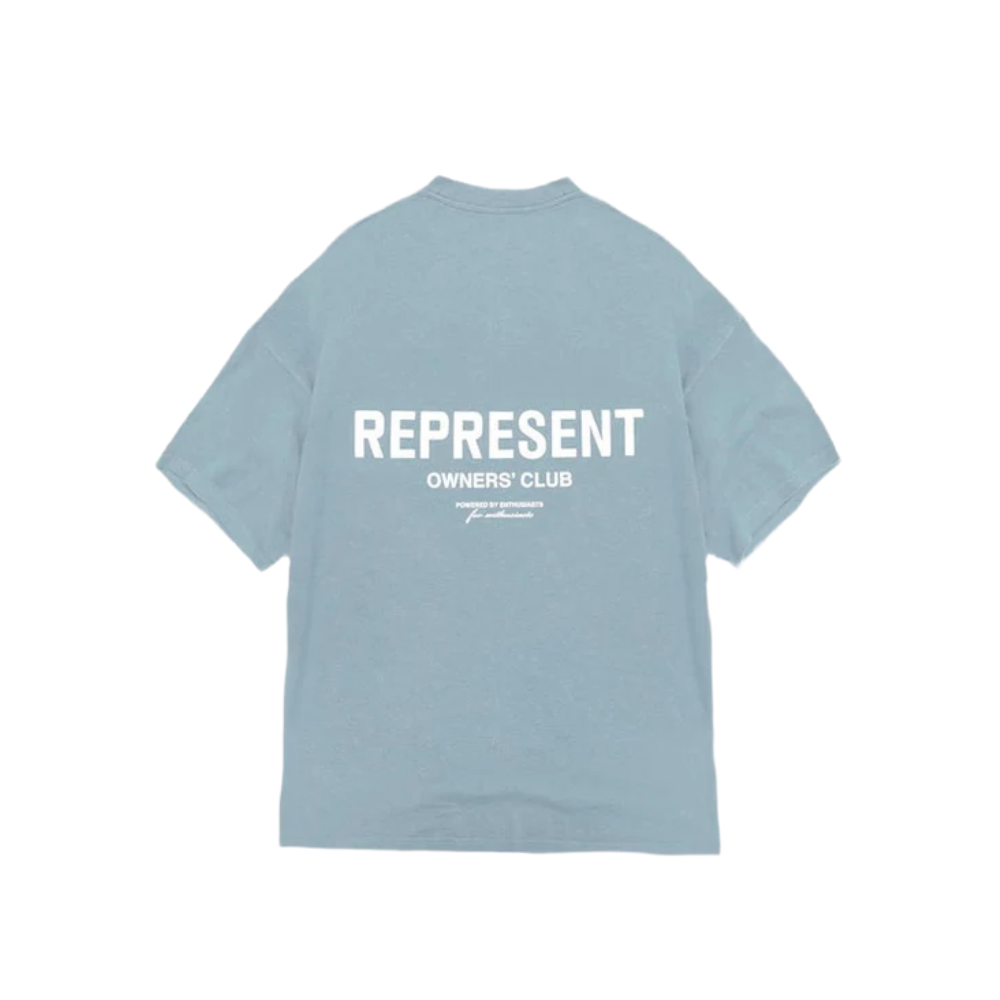 Represent Owners Club T-Shirt Powder Blue – boční pohled | Purekickz