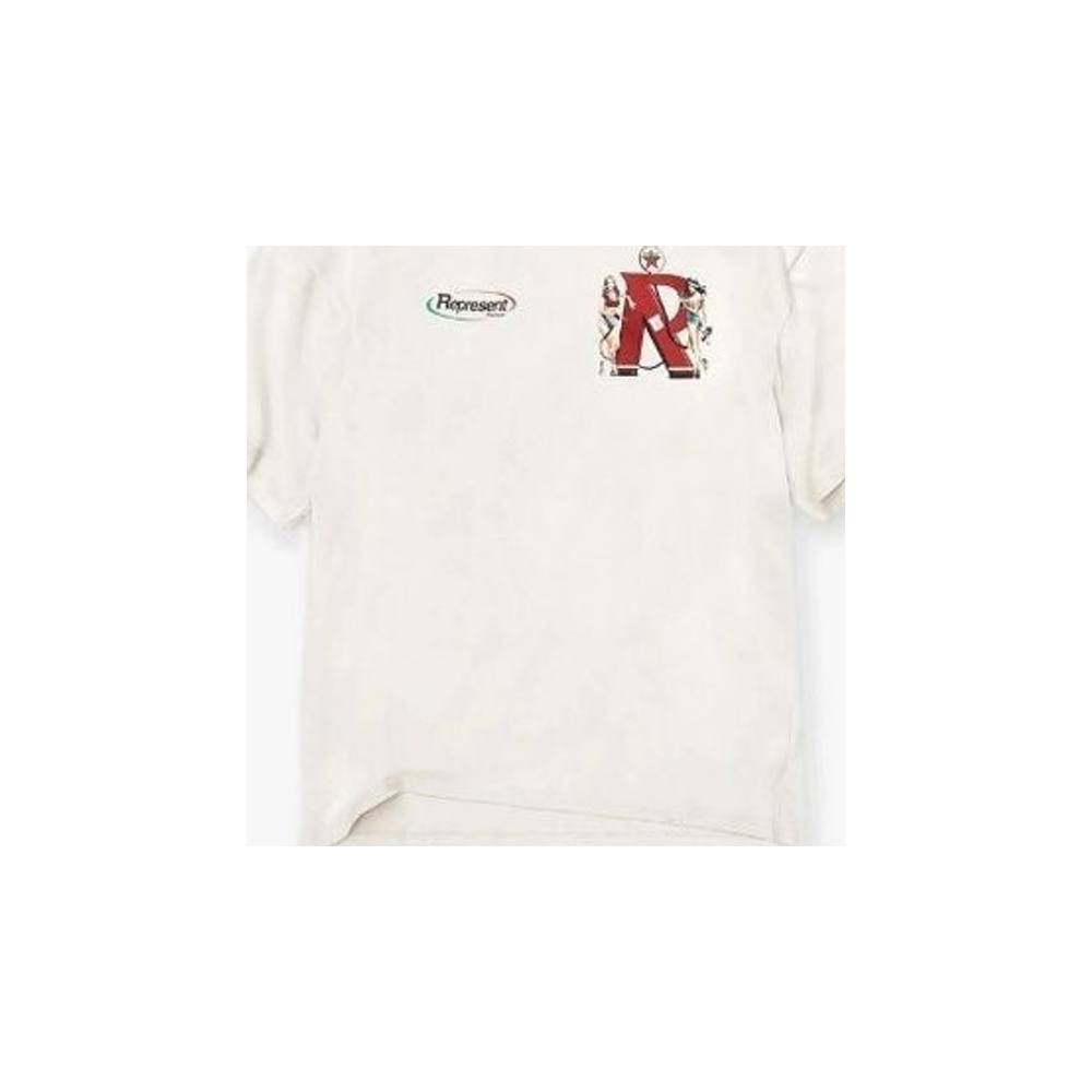 Represent Premium T-Shirt Flat White – hlavní pohled | Purekickz