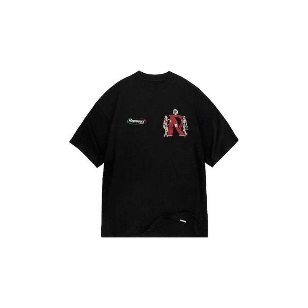 Represent Premium T-shirt Off Black – hlavní pohled | Purekickz