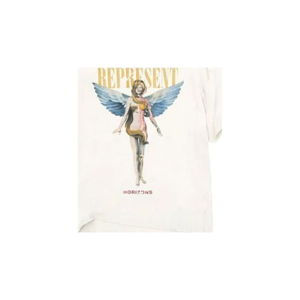 Represent Reborn T-Shirt Flat White – hlavní pohled | Purekickz