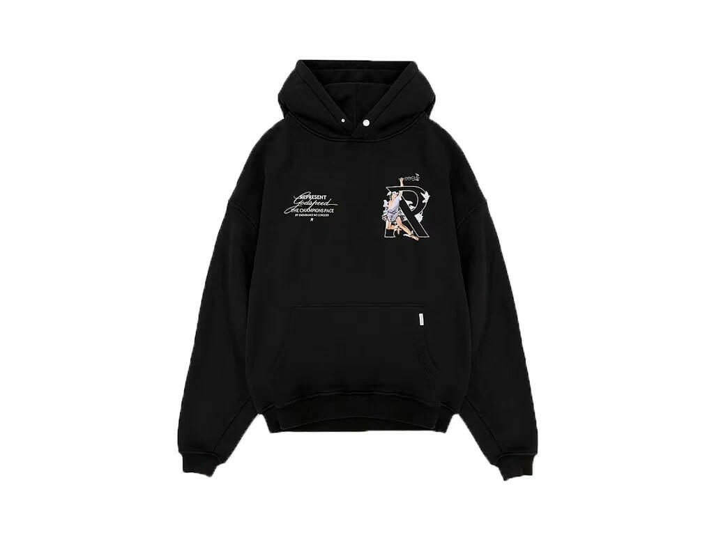 Represent Storms In Heaven Hoodie Black – hlavní pohled | Purekickz