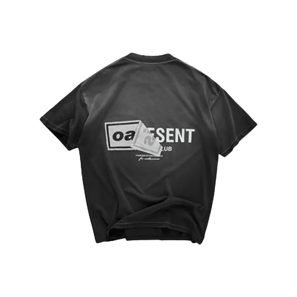Represent X Oasis Owners Club T-Shirt Stained Black – hlavní pohled | Purekickz