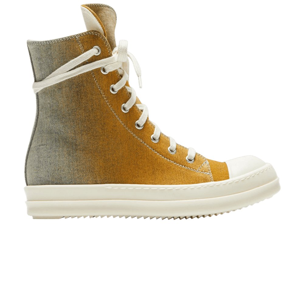 Rick Owens Wmns DRKSHDW Lido Denim High 'Sky Orange Degrade' – boční pohled | Purekickz