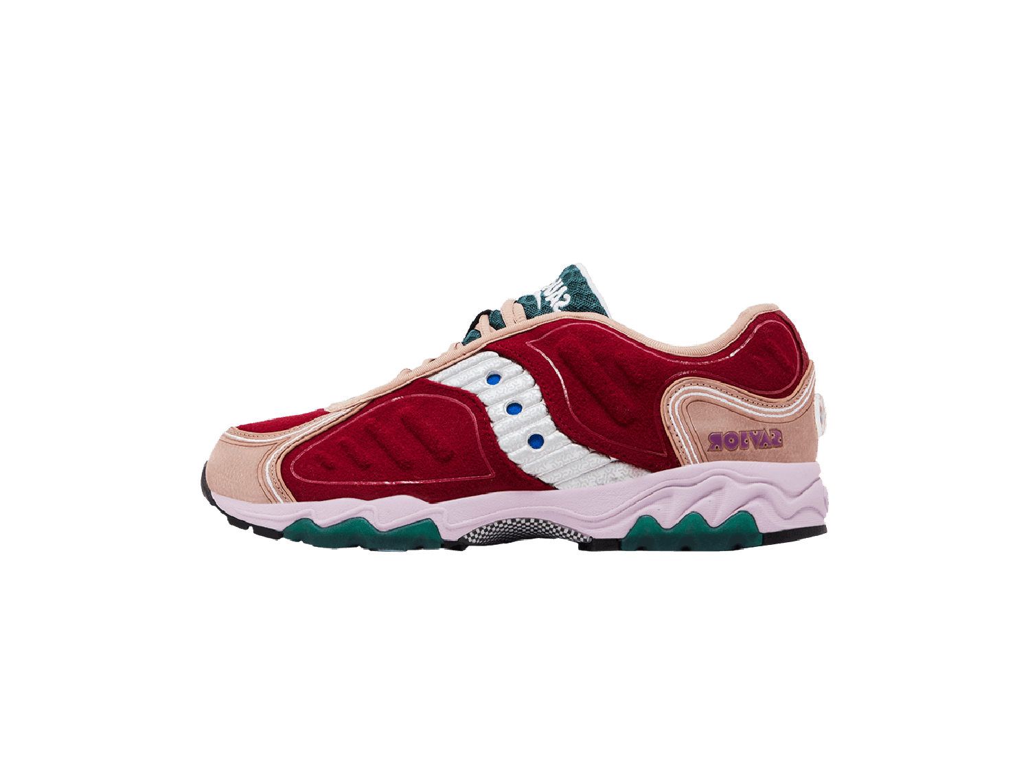Saucony Matrix Jae Tips No Shoes In The House Burgundy