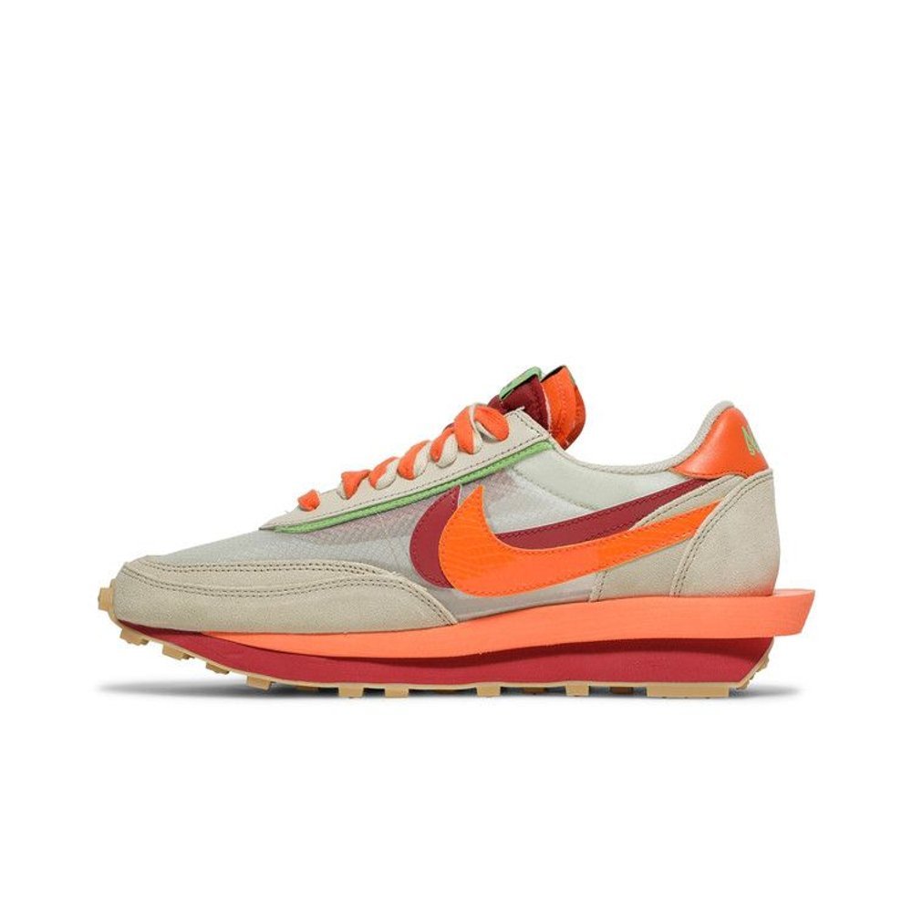 sacai x Clot x Nike LDWaffle Net Orange Blaze – hlavní pohled | Purekickz