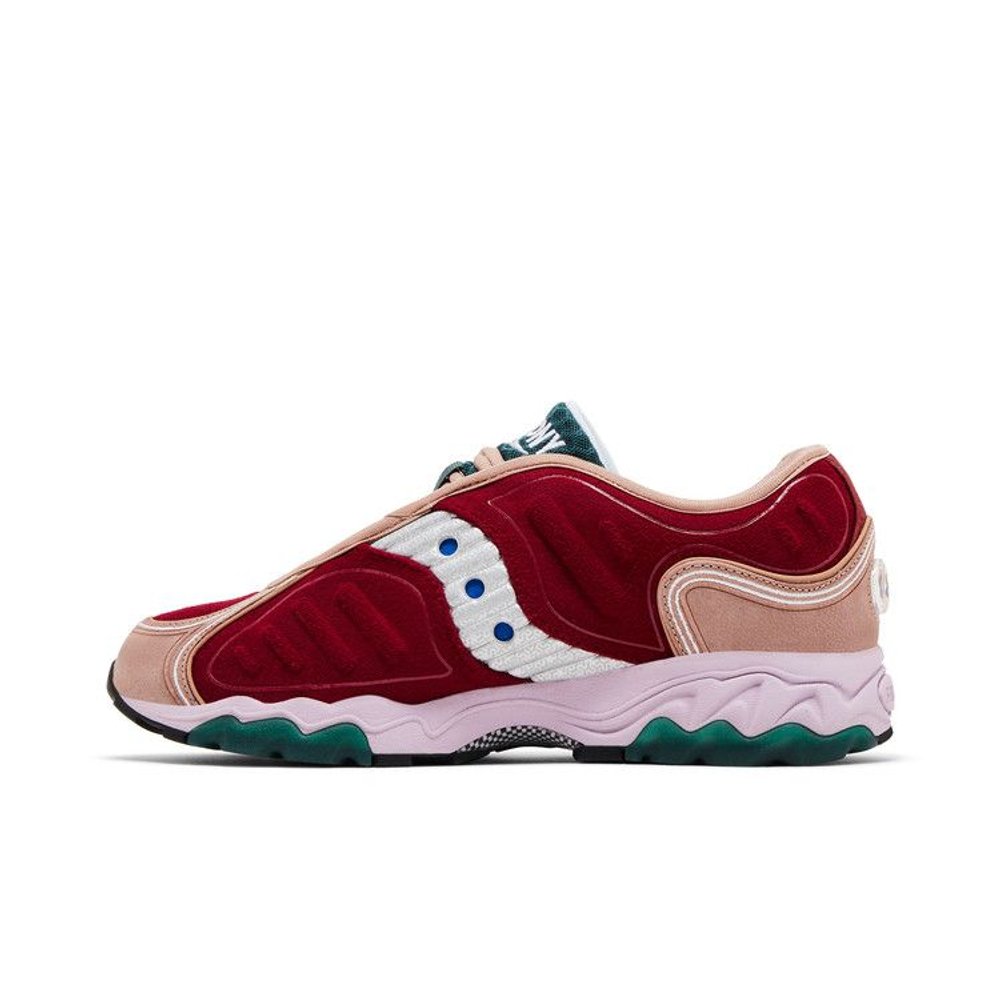 Saucony Matrix Jae Tips No Shoes In The House Burgundy – hlavní pohled | Purekickz