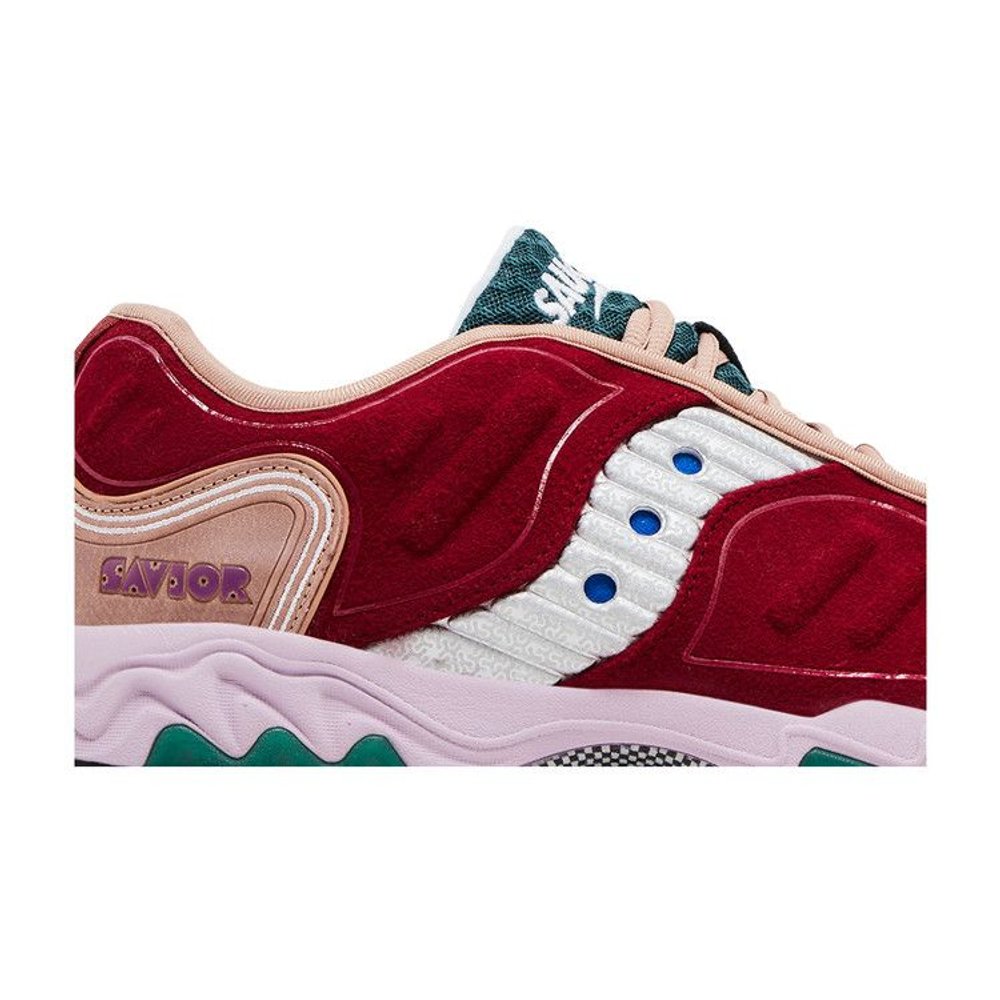 Saucony Matrix Jae Tips No Shoes In The House Burgundy – detail | Purekickz