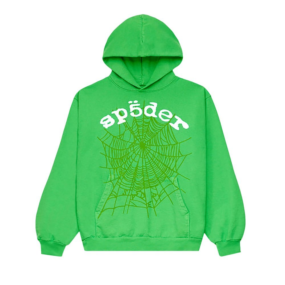 Sp5der Legacy Hoodie Green – hlavní pohled | Purekickz