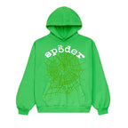 Sp5der Legacy Hoodie Green – hlavní pohled | Purekickz