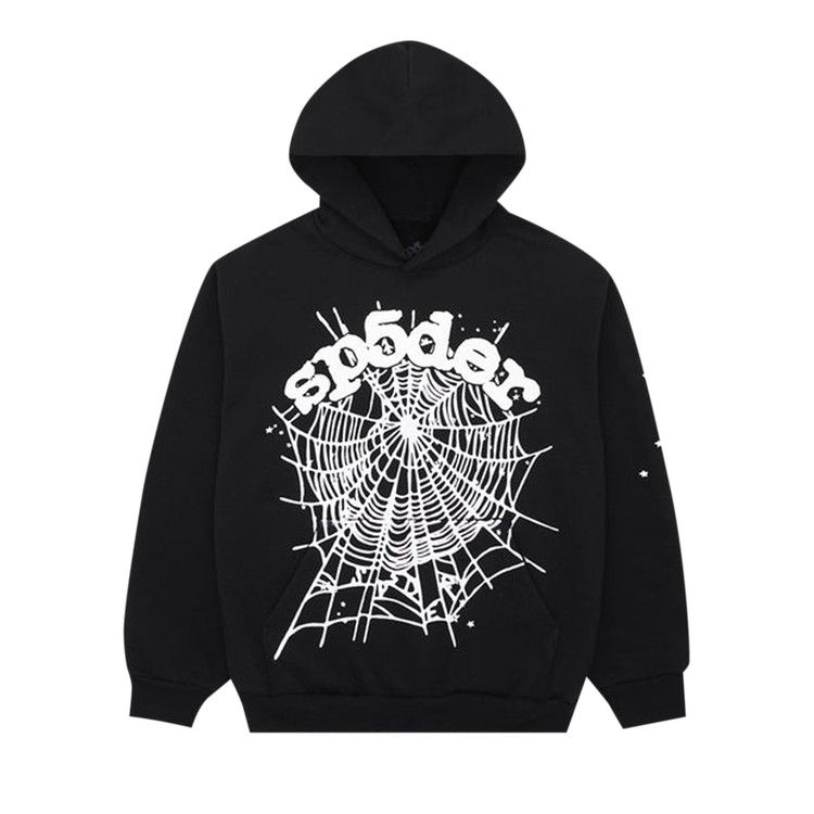 Sp5der OG Web Hoodie Black – hlavní pohled | Purekickz