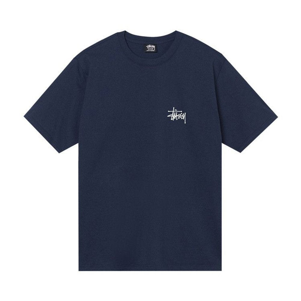 Stussy Basic T Shirt Black – hlavní pohled | Purekickz
