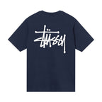 Stussy Basic T Shirt Black – boční pohled | Purekickz