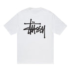 Stussy Basic Tee White – boční pohled | Purekickz