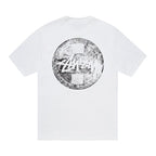 Stussy Dot Stamp Tee White – boční pohled | Purekickz