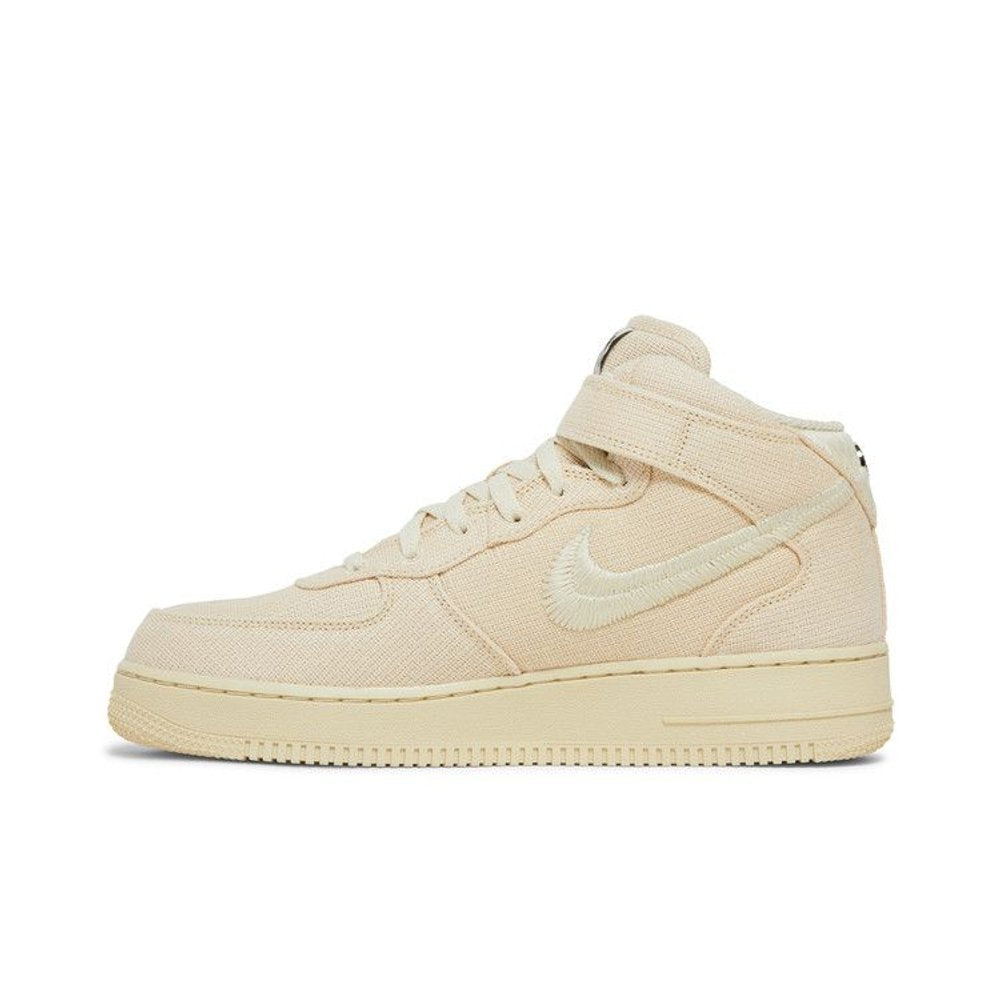 Stussy x Nike Air Force 1 Mid 'Fossil' – hlavní pohled | Purekickz