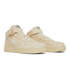 Stussy x Nike Air Force 1 Mid 'Fossil' – lifestyle foto | Purekickz