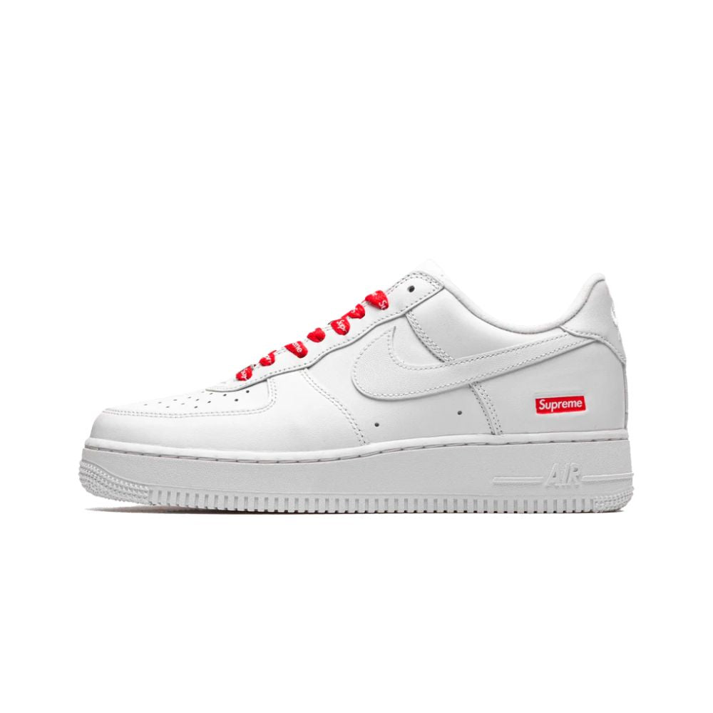 Nike Air Force 1 Low Supreme White – hlavní pohled | Purekickz