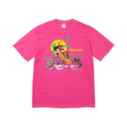 Supreme All Dogs Go To Heaven Tee Fuchsia – hlavní pohled | Purekickz