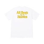 Supreme All Dogs Go To Heaven Tee White – boční pohled | Purekickz