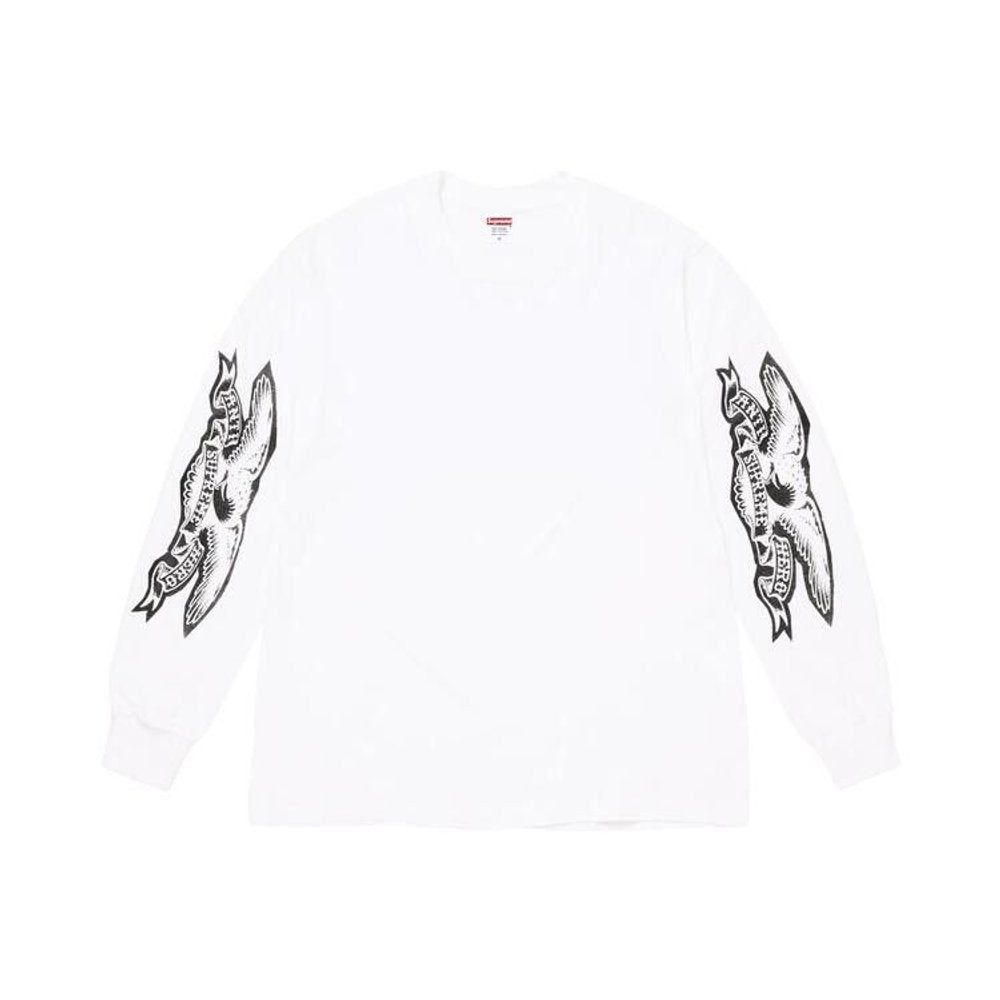 Supreme ANTIHERO Eagle L/S Tee White – hlavní pohled | Purekickz