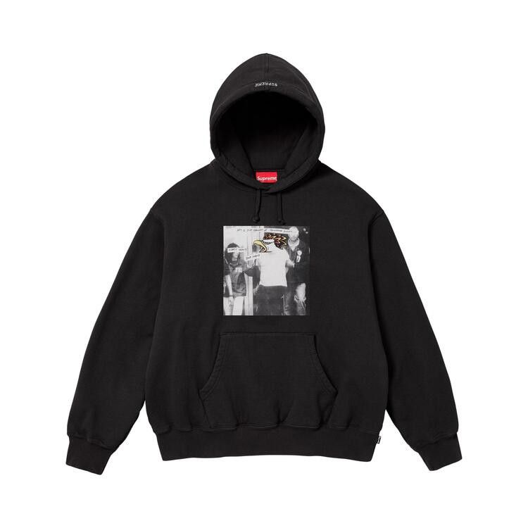 Supreme ANTIHERO Hooded Sweatshirt (FW25) Black – hlavní pohled | Purekickz