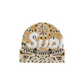 Supreme Bandana Big Logo Beanie Beige – hlavní pohled | Purekickz