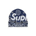 Supreme Bandana Big Logo Beanie Blue – hlavní pohled | Purekickz