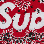 Supreme Bandana Big Logo Beanie Red – detail | Purekickz