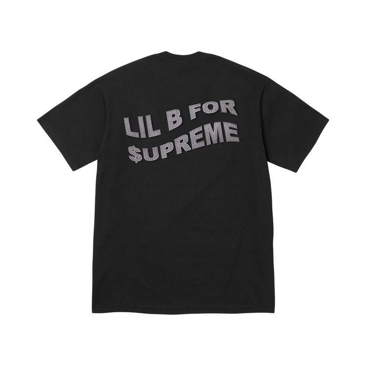 Supreme Based Tee Black – boční pohled | Purekickz