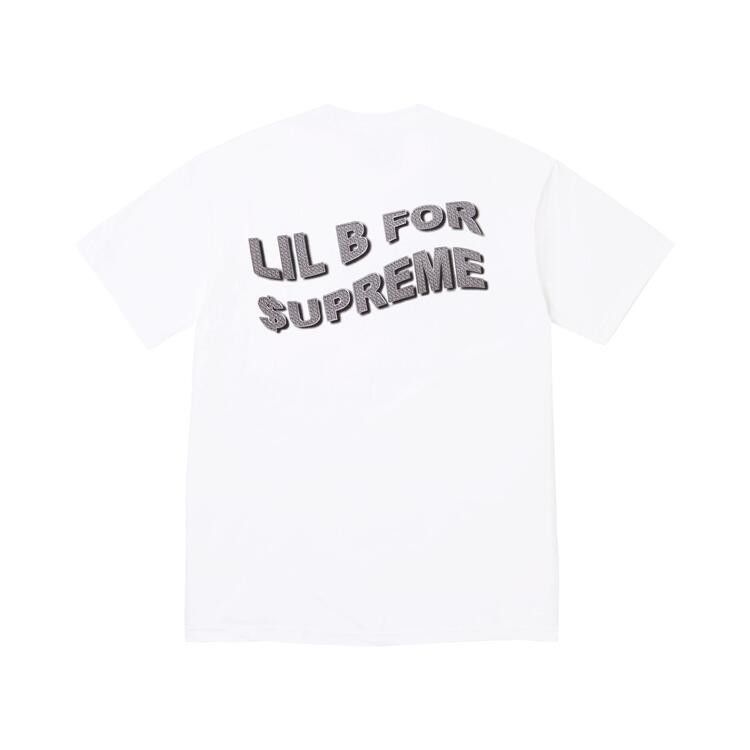 Supreme Based Tee White – boční pohled | Purekickz