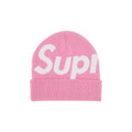 Supreme Big Logo Beanie (FW24) Pink – hlavní pohled | Purekickz