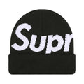 Supreme Big Logo Beanie (FW25) Black – hlavní pohled | Purekickz