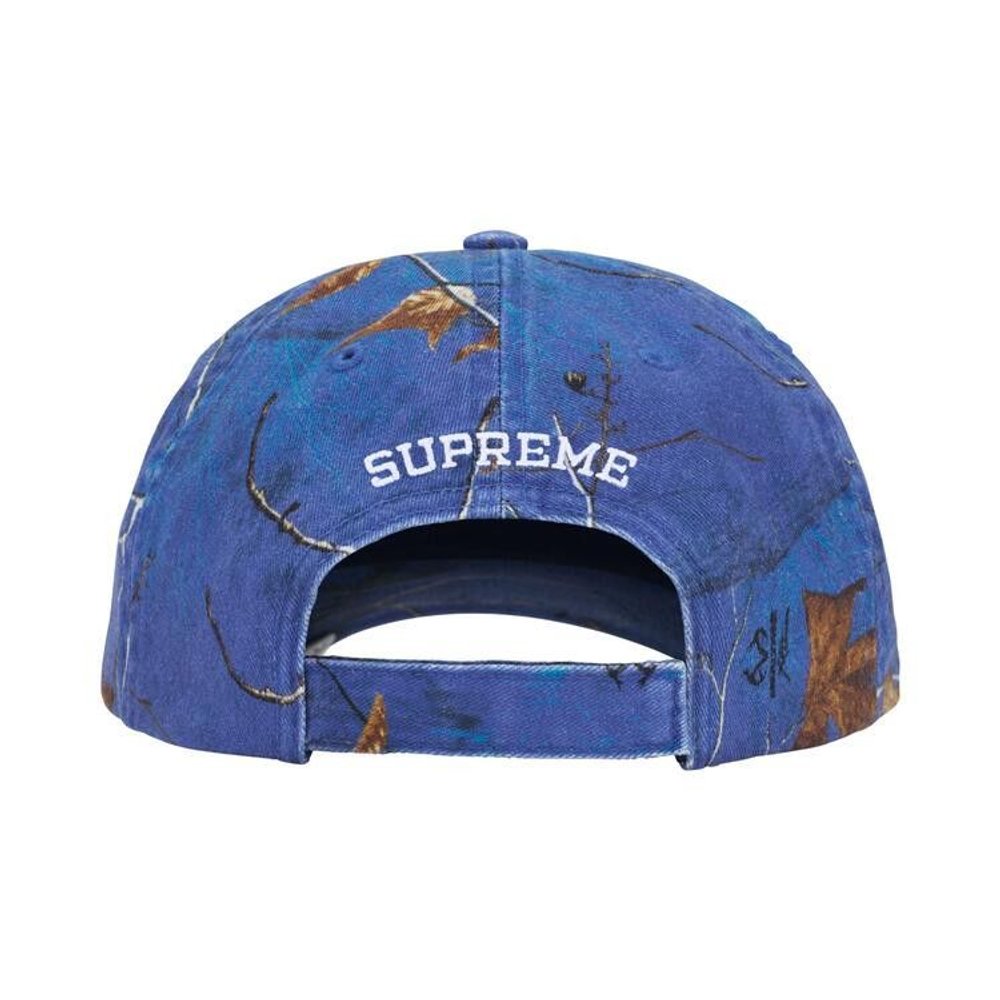 Supreme Bottle Opener 6-Panel Hat Blue Camouflage – boční pohled | Purekickz
