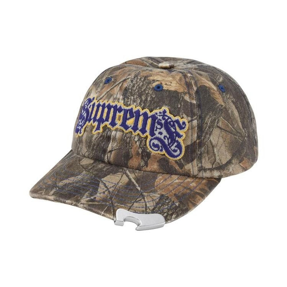 Supreme Bottle Opener 6-Panel Hat Brown Camouflage – hlavní pohled | Purekickz