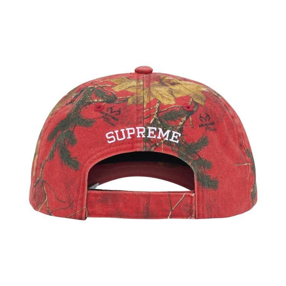 Supreme Bottle Opener 6-Panel Hat Red Camouflage – boční pohled | Purekickz