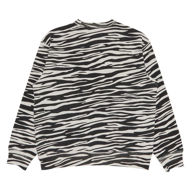 Supreme Box Logo Crewneck (FW22) Zebra