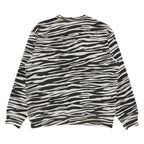 Supreme Box Logo Crewneck (FW22) Zebra – detail | Purekickz
