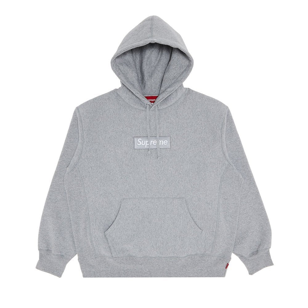 Supreme Box Logo Hooded Sweatshirt (FW25) Heather Grey – hlavní pohled | Purekickz