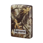 Supreme Camo Logo Zippo Realtree Hardwoods Camo