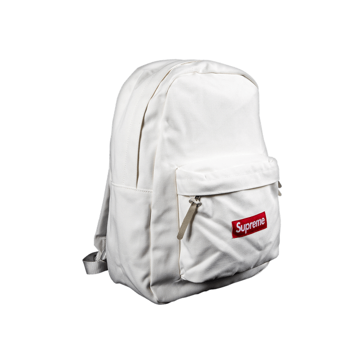 Supreme Canvas Backpack White