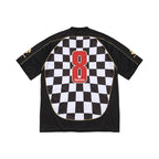 Supreme Checkerboard Soccer Jersey Black – boční pohled | Purekickz